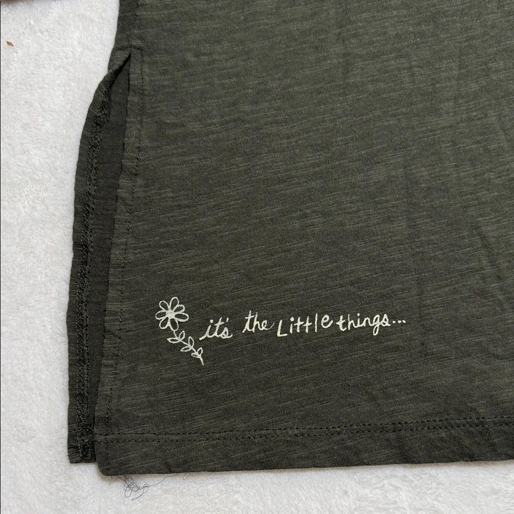 NATURAL LIFE Olive Green Graphic Long Sleeve Tee - Picture 6 of 7